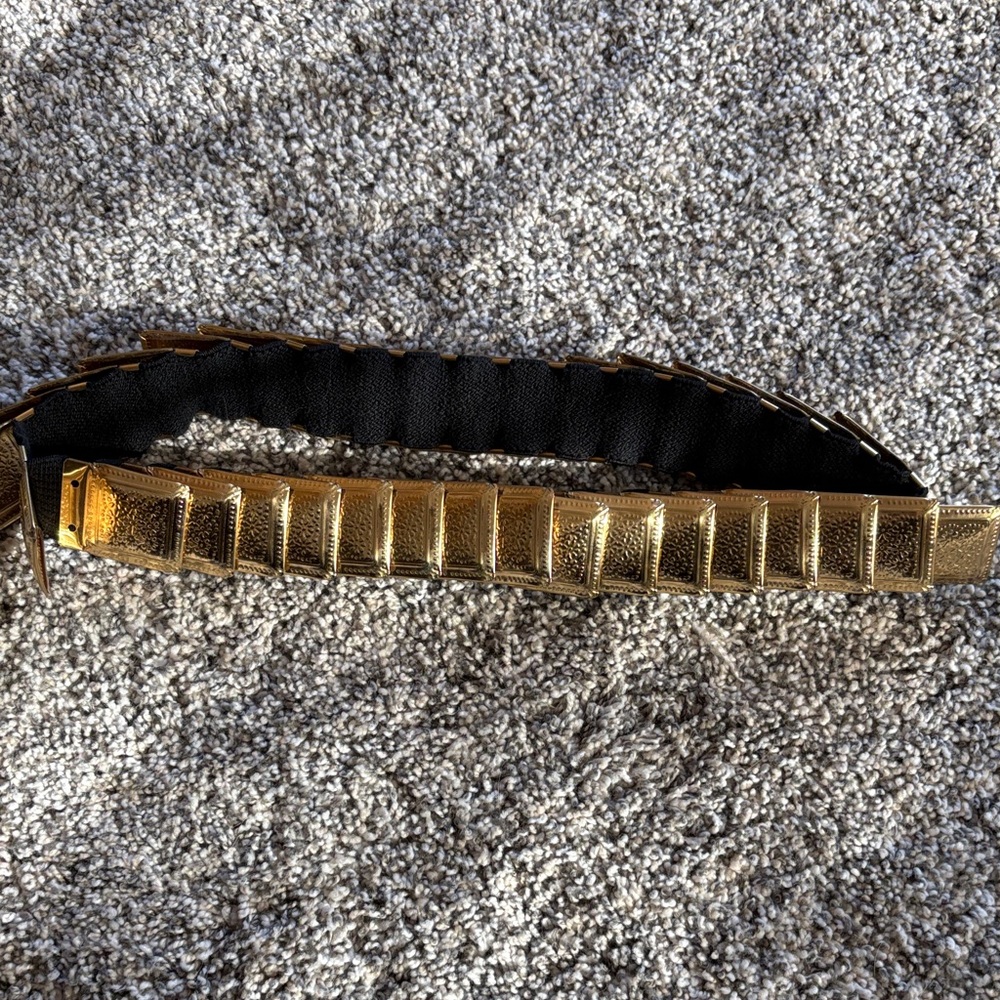 Vintage Gold Metallic Belt